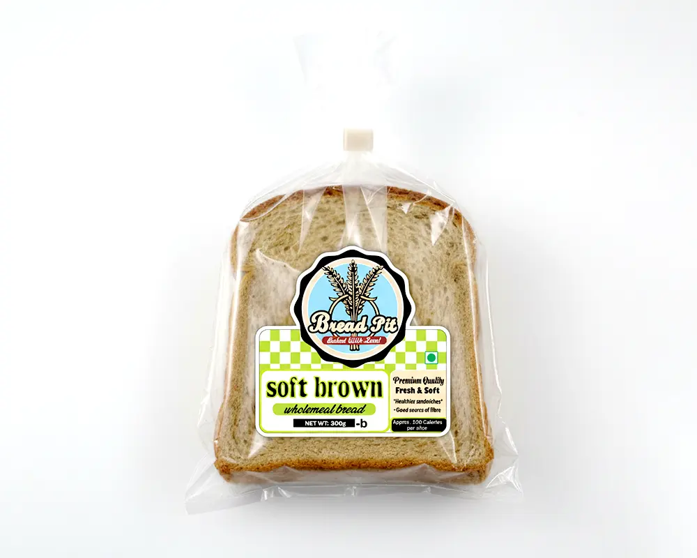 Bread Pit Soft Brown W.Meal Bread 300gm