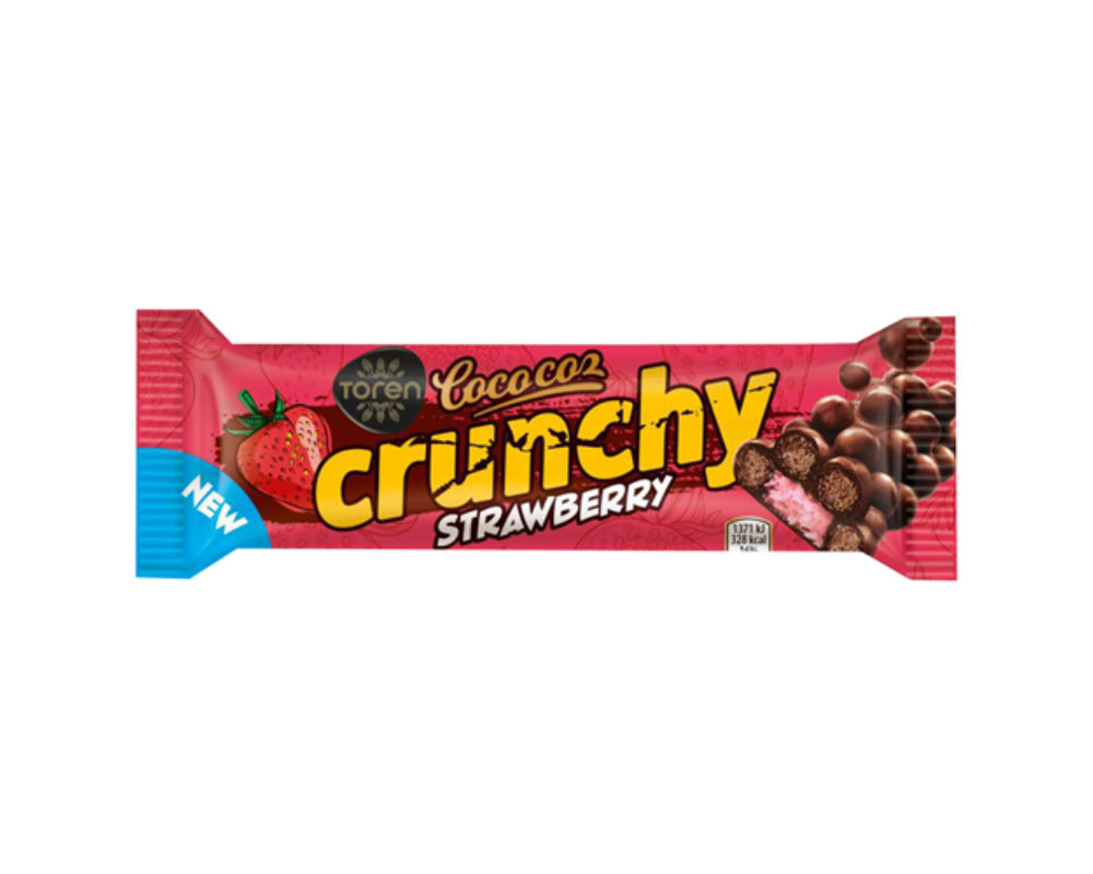 Toren Cococoz Crunchy Strawberry Chocolate 32gm Turkey