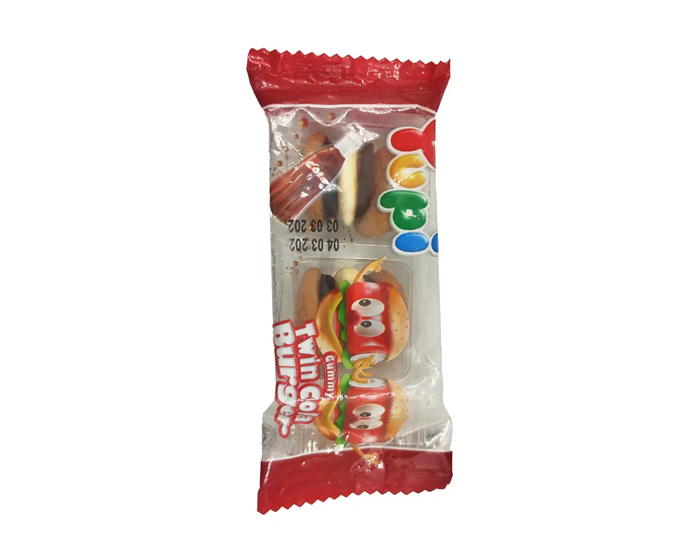Yupi Twin Cola Burger Candy 14gm ID