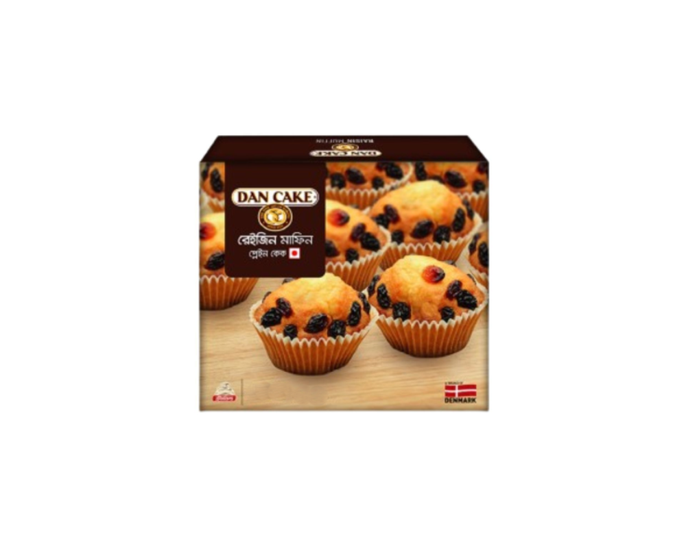 Dan Cake Raisin Muffin 198gm