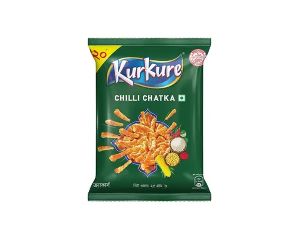 Kurkure Chilli Chatka Chips 25gm