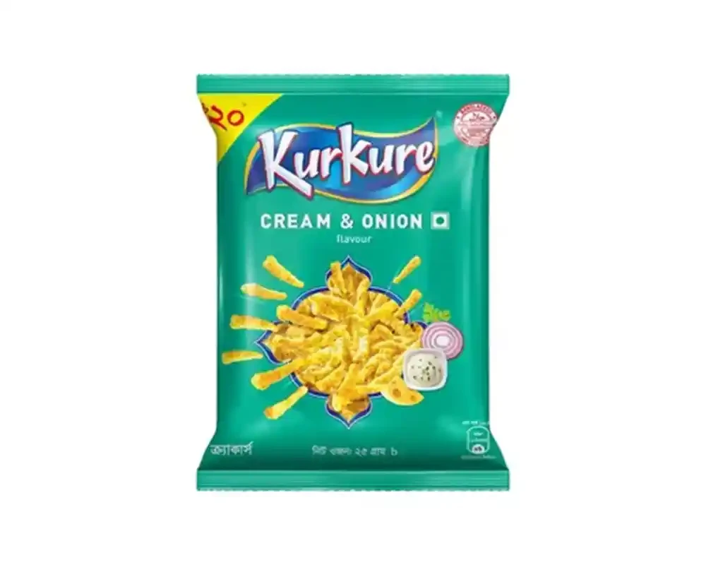 Kurkure Cream & Onion Chips 25gm
