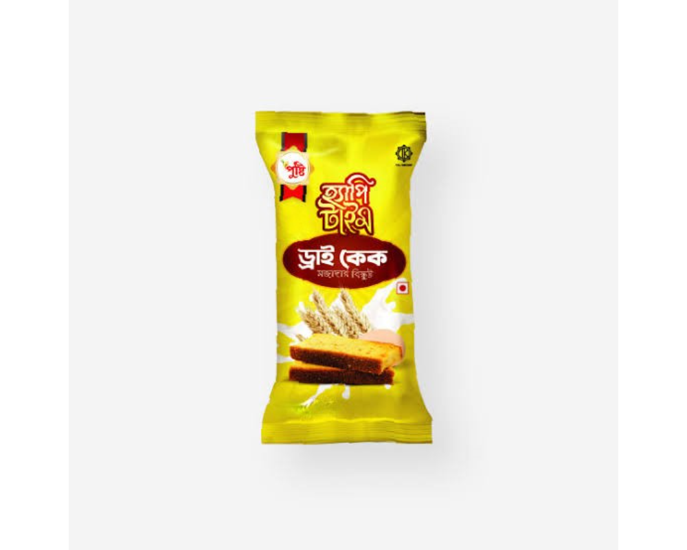 Pusti Happy Time Dry Cake 70gm (Buy1 Get1 Free)