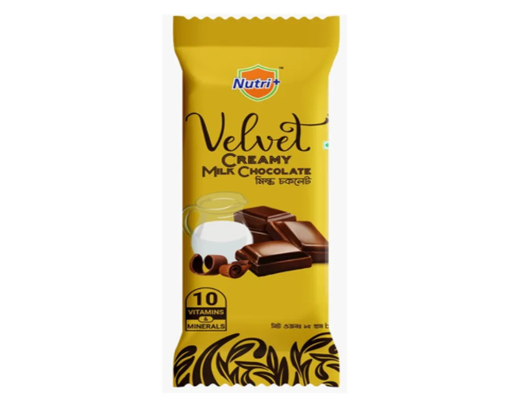 Velvet Creamy Milk Chocolate 15gm (Buy3 Save 10 tk)