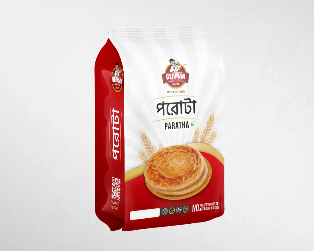German Butcher Paratha 1300gm (20Pcs)