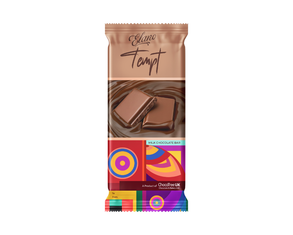 Elano Tempt Milk Chocolate Bar 110gm