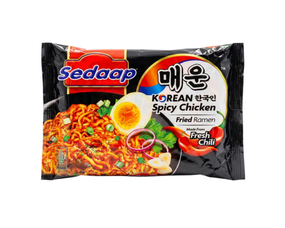 Sedaap Supreme Korean Spicy Chicken Instant Noodles 87gm