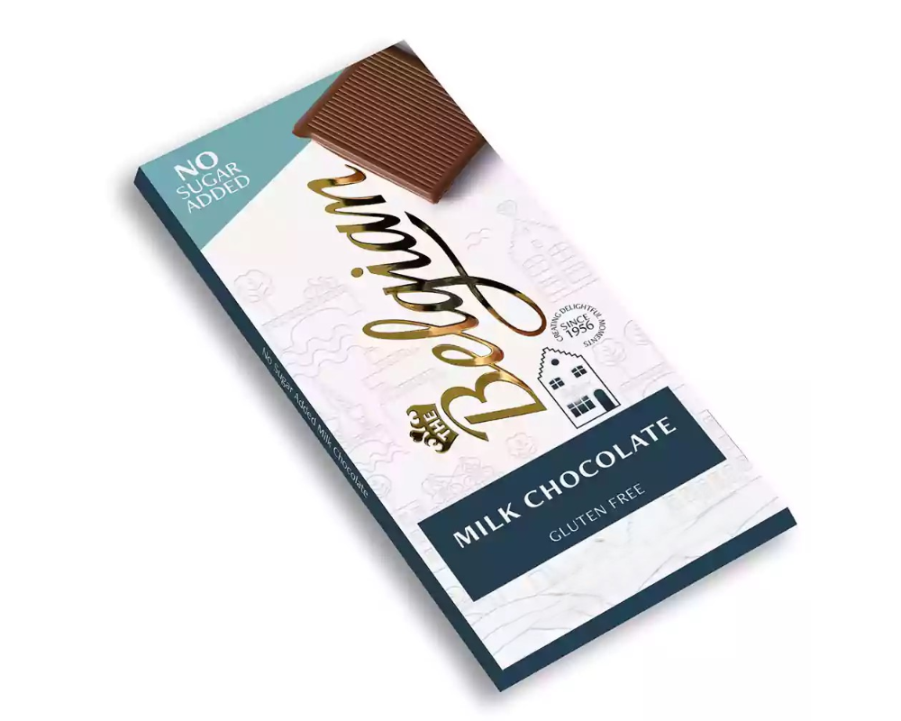 Belgian Milk Chocolate 70gm (No Added Sugar) (Belgium)