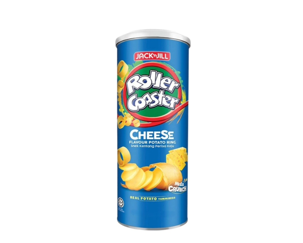 Jack'n Jill Roller Coaster Cheese Chips 100gm (Malaysia)
