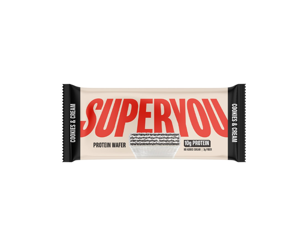 SuperYou Protein Wafer Cookies & Cream 20gm IN