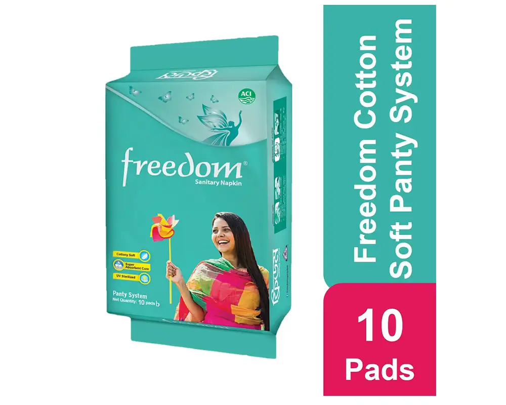 Freedom Sanitary Napkin Pant System – 10Pads