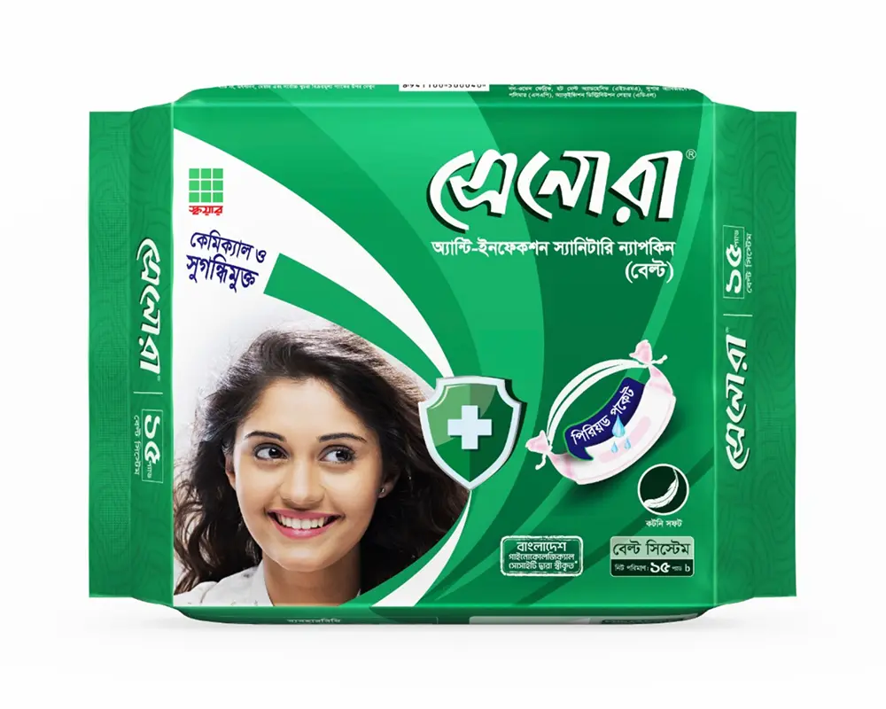 Senora Sanitary Napkin Eco 15Pads (Belt)