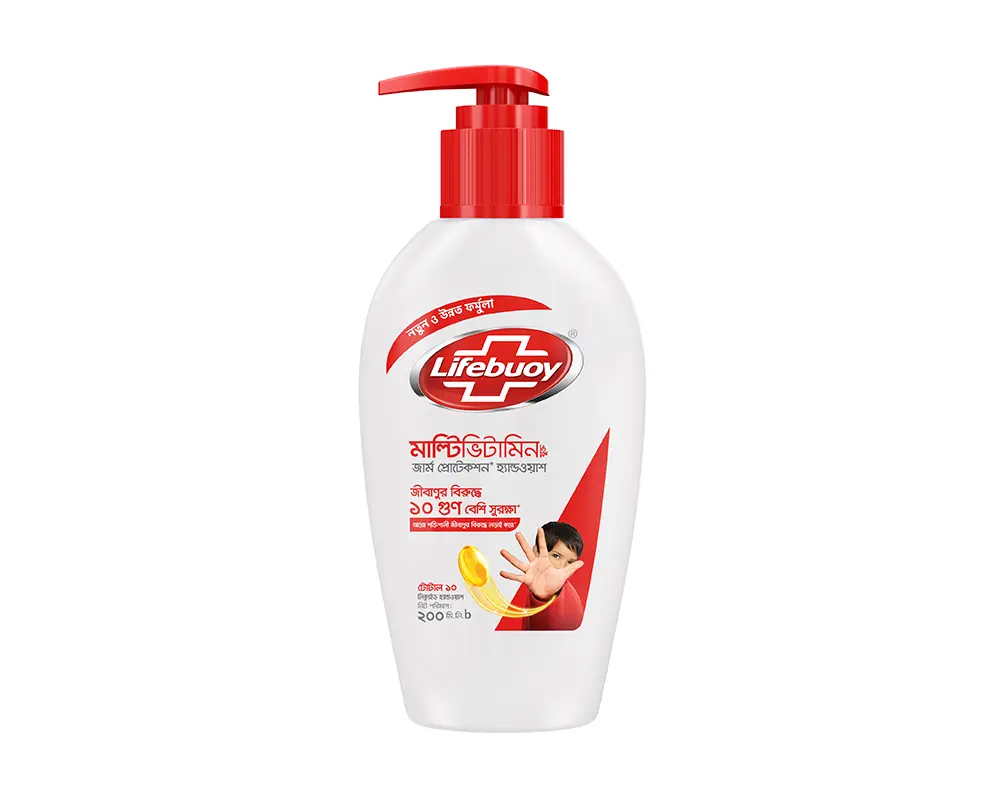 Lifebuoy Total 10 Hand Wash 200ml (Pump)