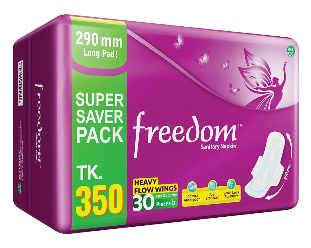 Freedom Heavy Flow Wings 30Pads