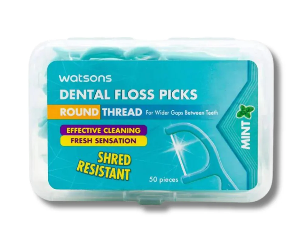 Watsons Mint Dental Flossers 50Pcs