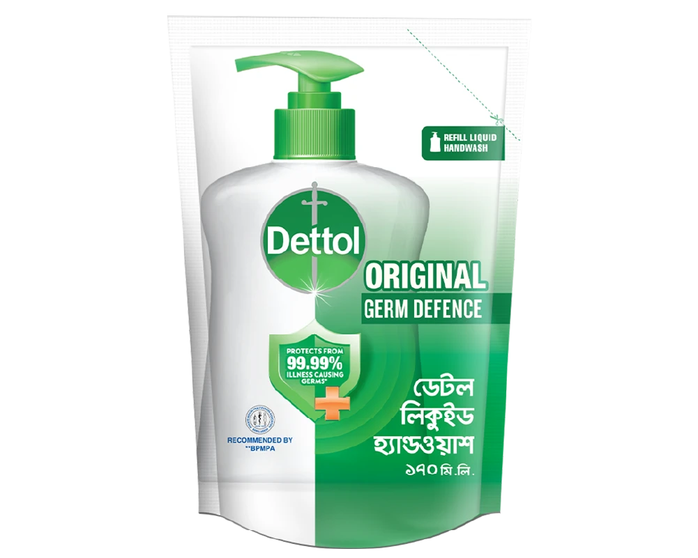 Dettol Handwash Original Refill Liquid Soap 170ml