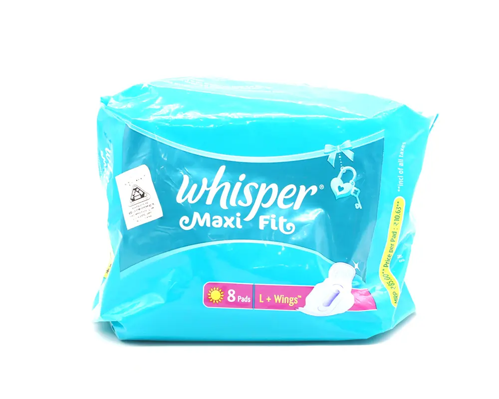 Whisper Maxi Fit Wings 8 Pads