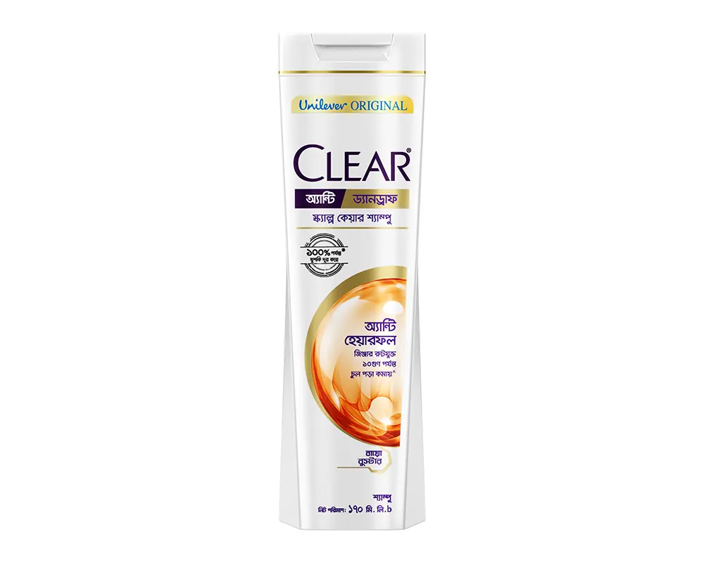 Clear Anti Hair Anti Dandruff Fall Shampoo 180(±)10ml