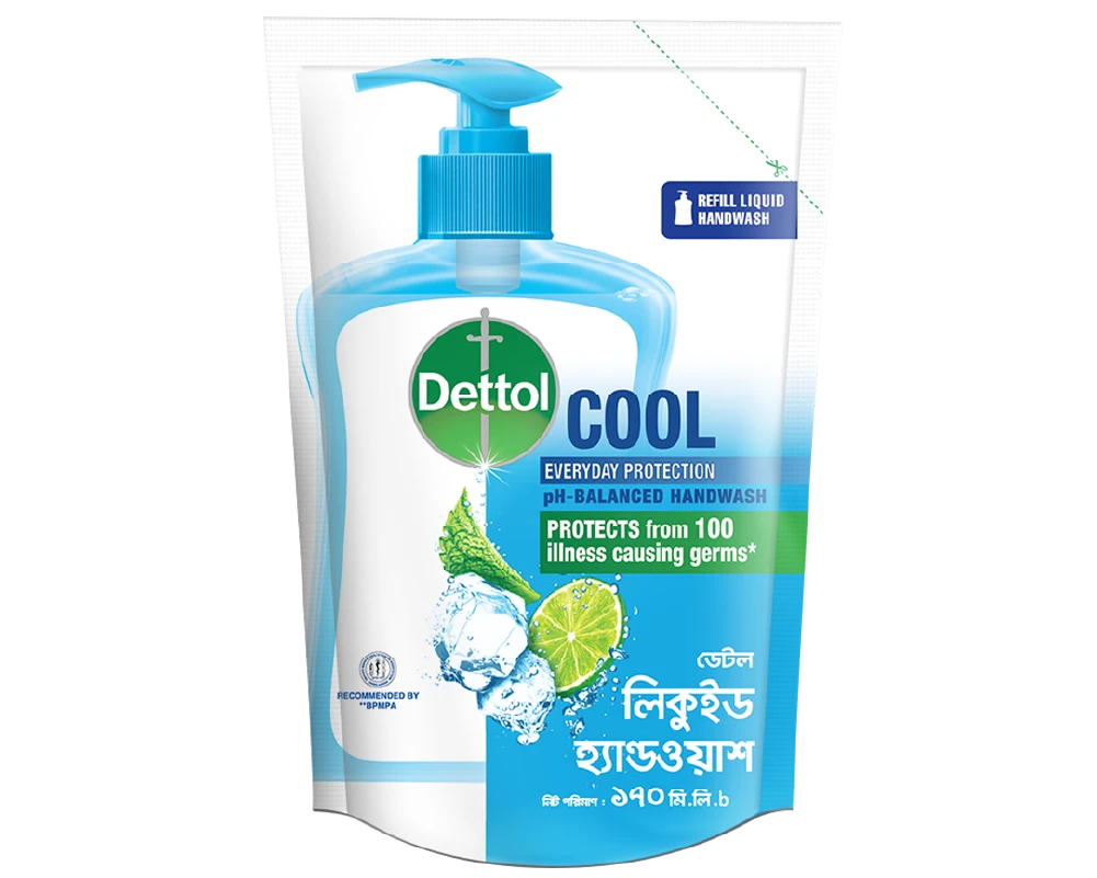 Dettol Hand Wash Cool 170ml Refill