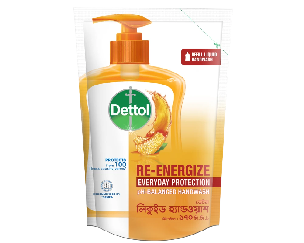 Dettol Re-Energize Hand Wash 170ml