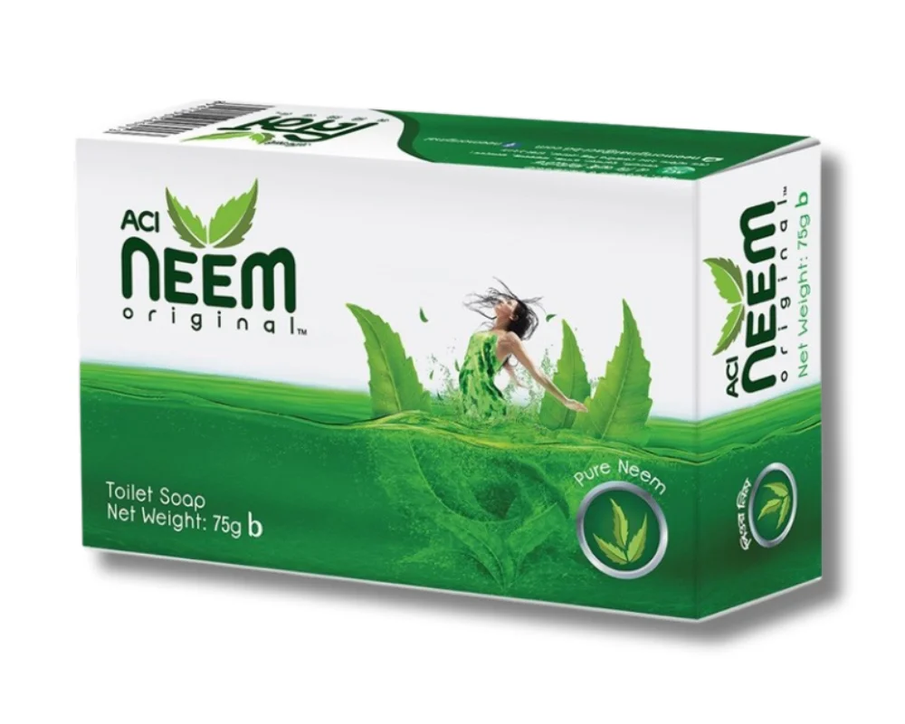 ACI Neem Original Pure Neem Soap 75(±)5gm