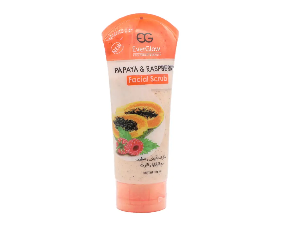 Everglow Facial Scrub Papaya & Raspberry 175ml