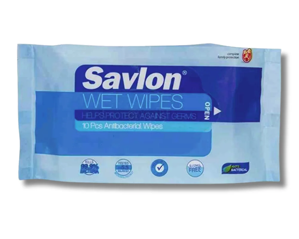 Savlon Antibacterial Wet Wipes 10Pcs