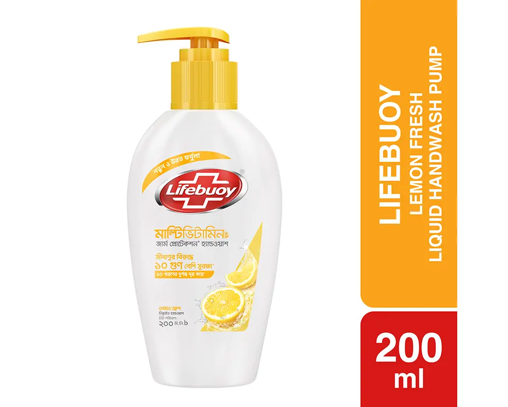 Lifebuoy Hand Wash Lemon Fresh 200ml (Pump)