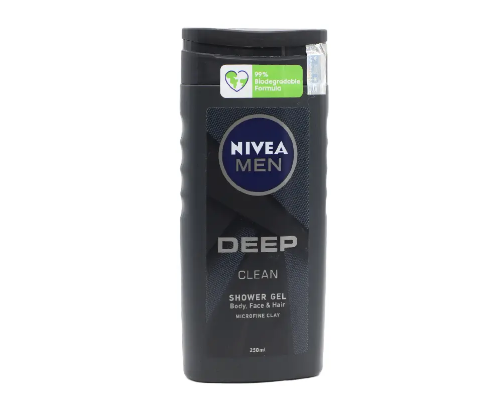NIVEA Men Deep Clean Shower Gel 250ml