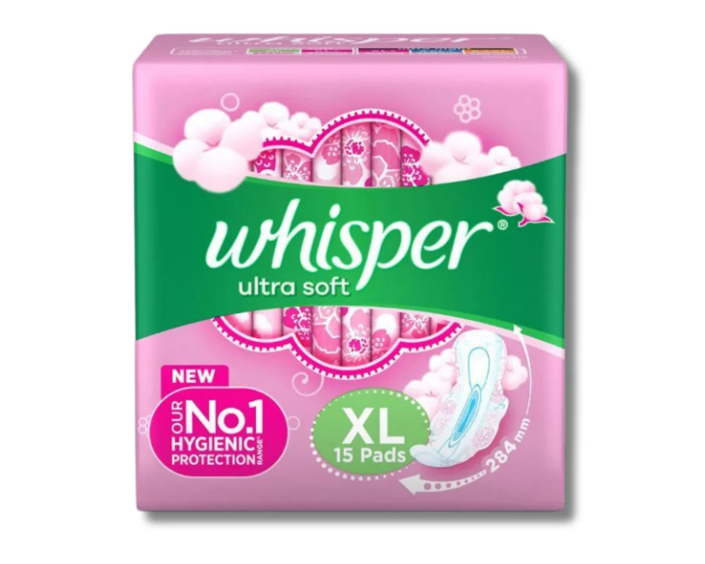 Whisper Ultra Soft 15Pads (XL)