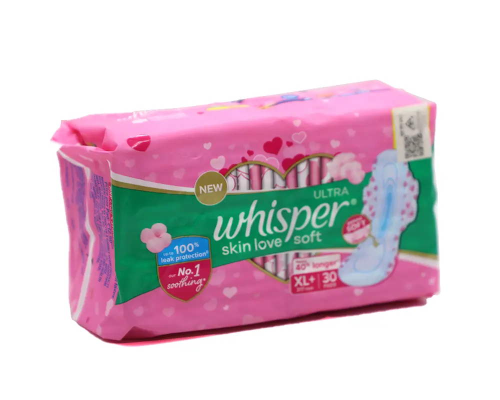 Whisper Ultra Soft XL+ 30Pcs Pads