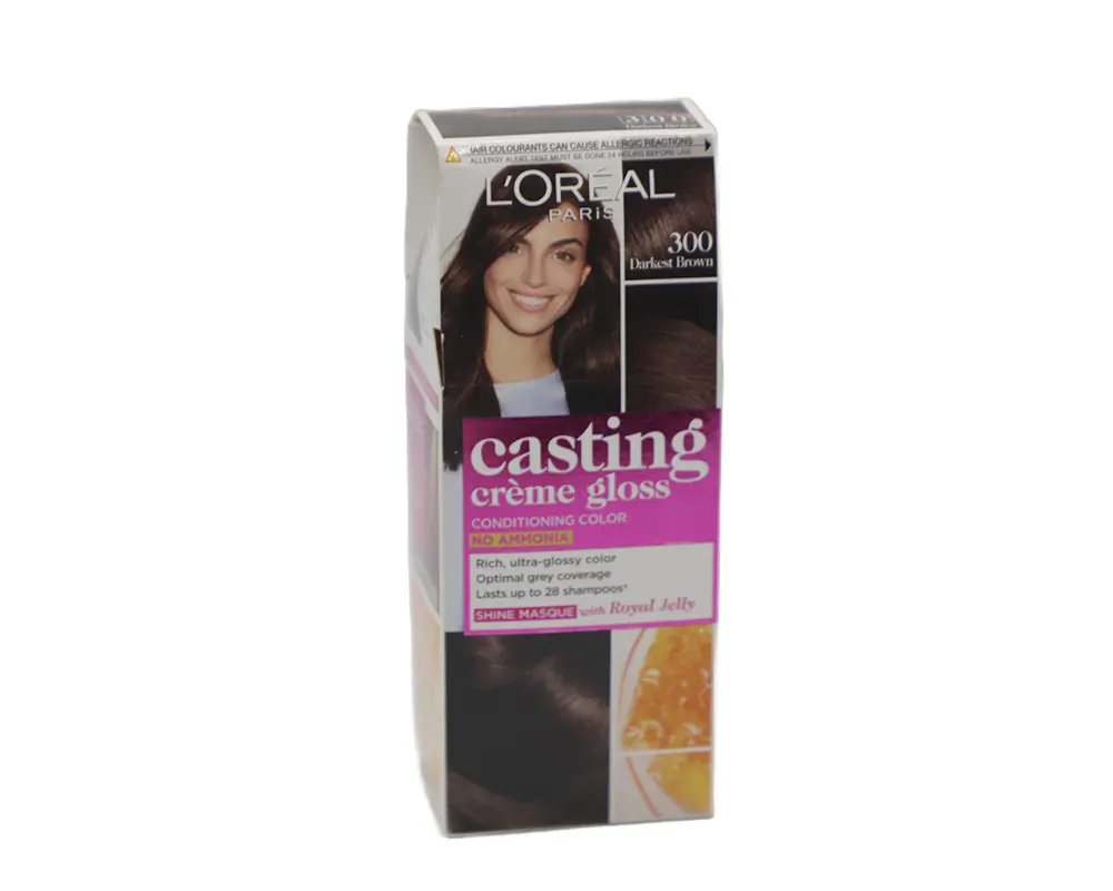 L'Oréal Casting 300 Drakest Brown 21gm+24ml