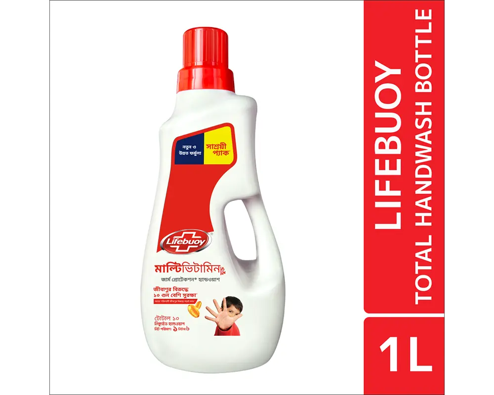 Lifebuoy Total 10 Hand Wash 1Ltr.