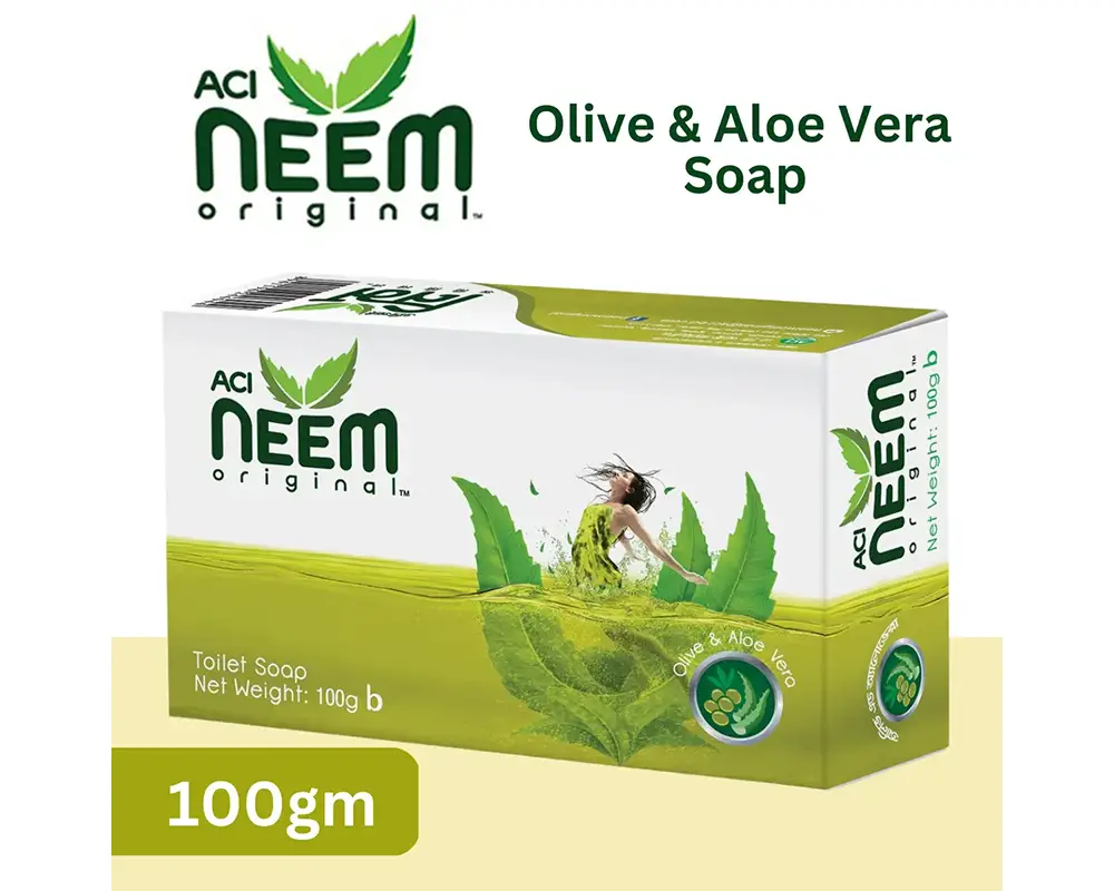 ACI Neem Original Olive & Aloe Vera Soap 100(±)10gm