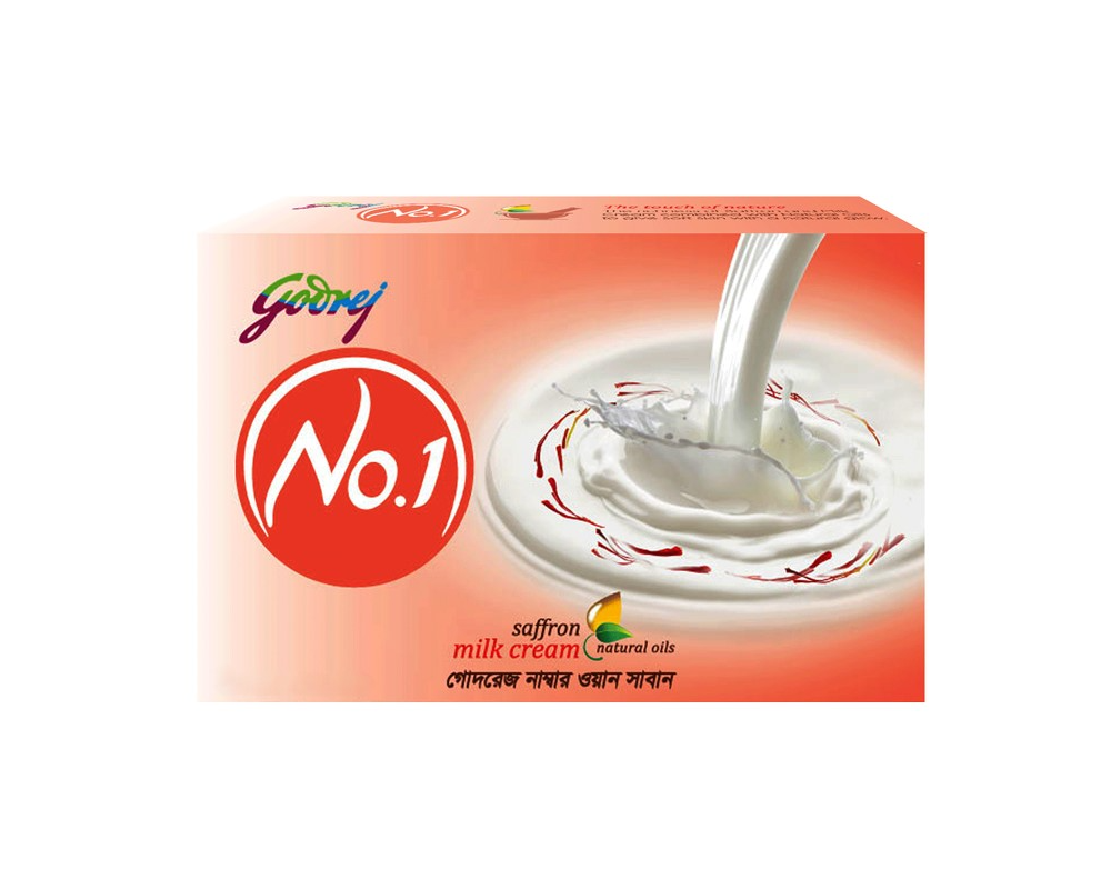 Godrej No1 Saffron Soap 100gm (Buy3 Get1 Free)