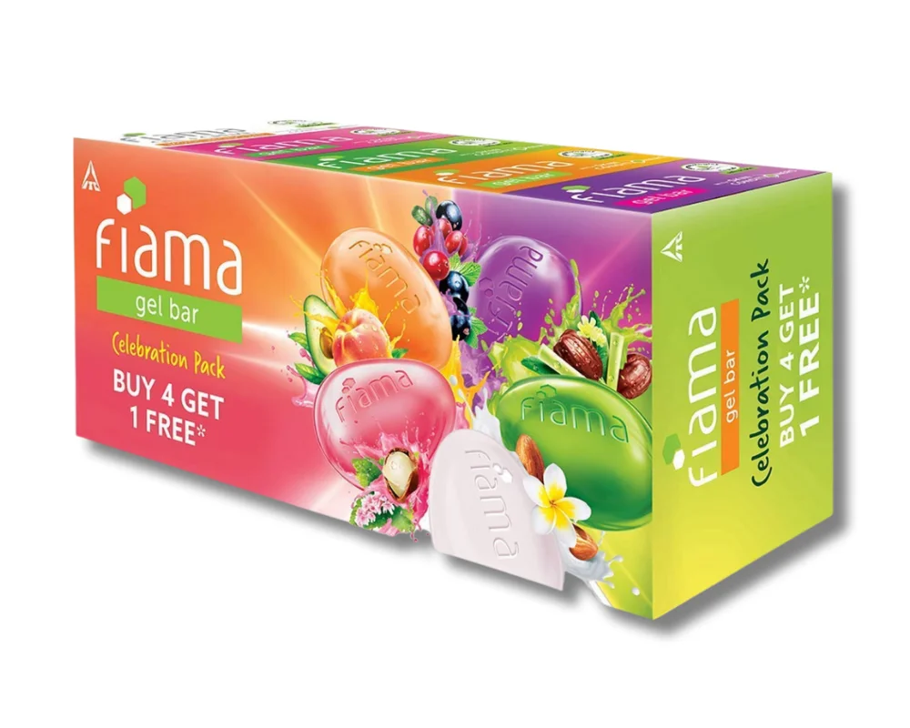 Fiama Gel Bar 125gm (Buy3 Get1 Free)