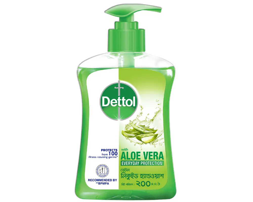 Dettol Aloe Vera Liquid Hand Wash 200ml