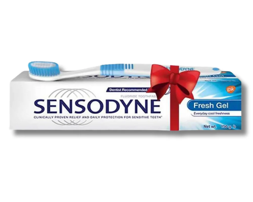 Sensodyne Fresh Gel Toothpaste 150gm (Brush Free)