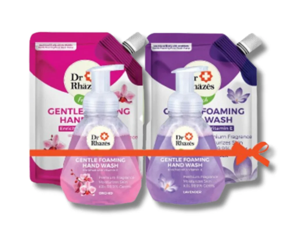 Dr. Rhazes Hand Wash Refill Orchid 275(±)25ml (Buy1 Get1 Free)