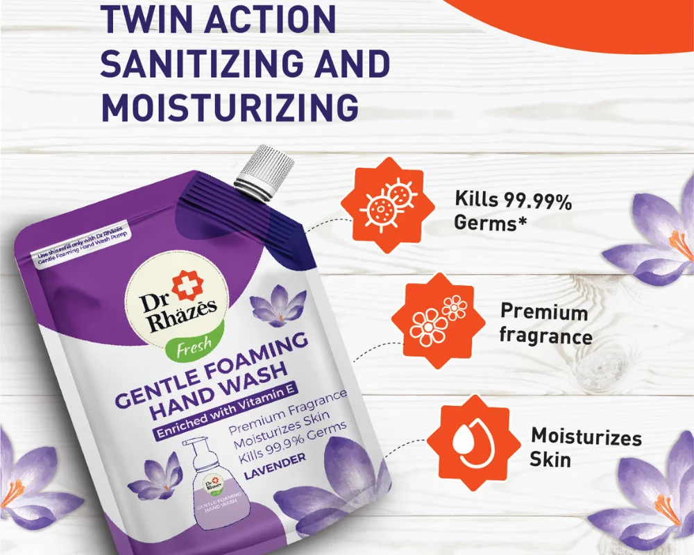 Dr. Rhazes Hand Wash Refill Lavender 275(±)25ml (Buy1 Get1 Free)