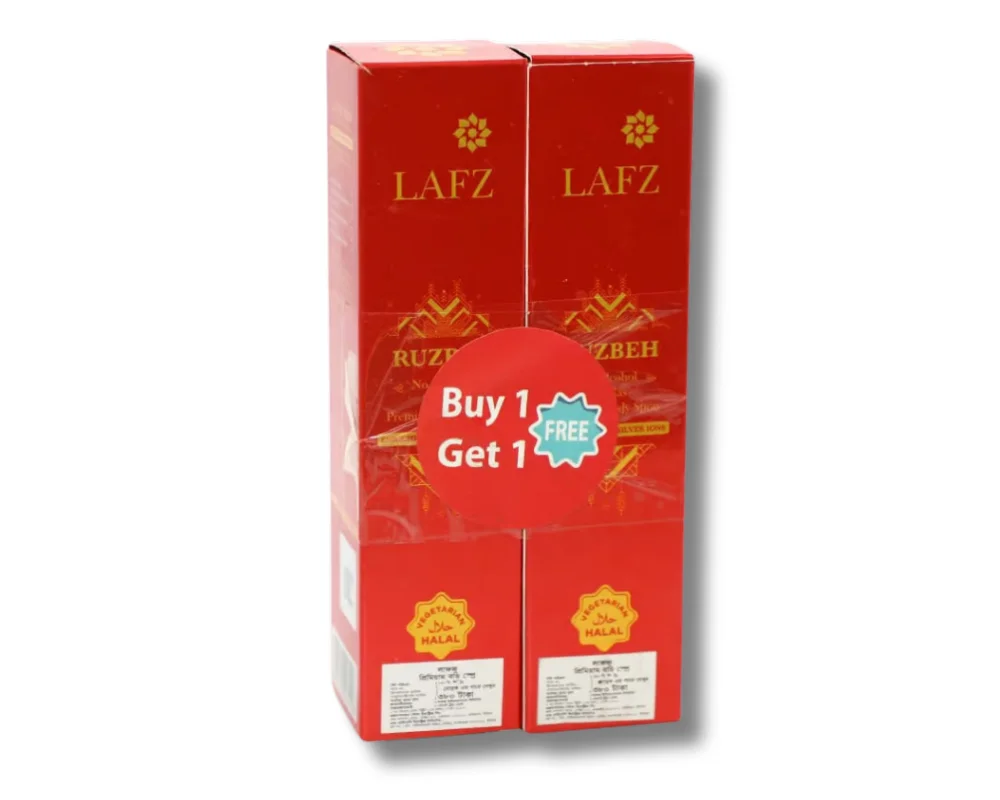 Lafz Ruzbeh Premium Body Spray 120ml (Buy1 Get1 Free)