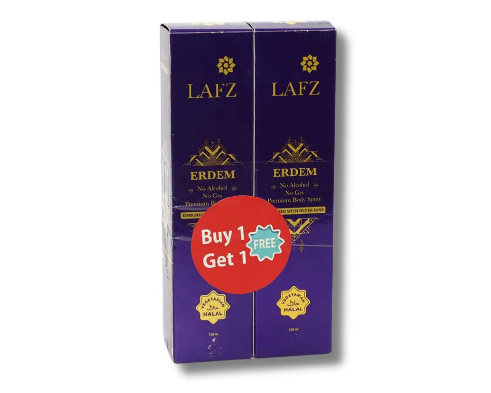 Lafz Erdem Premium Body Spray 120ml (Buy1 Get1 Free)