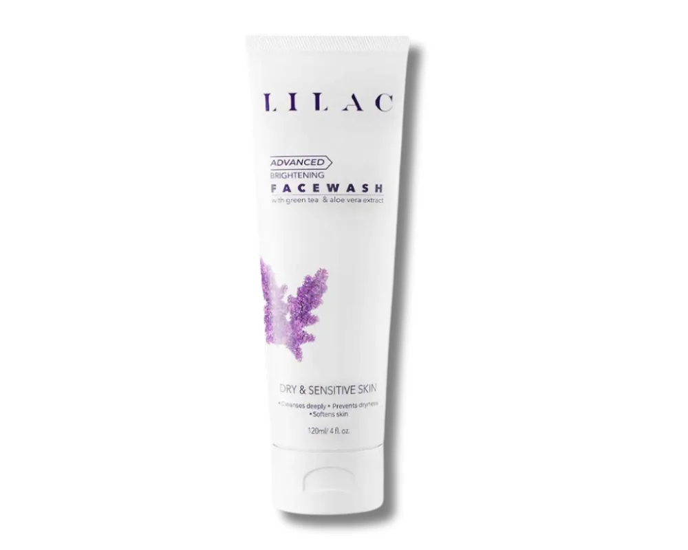 Lilac Dry & Sensitive Face Wash 120ml Thailand