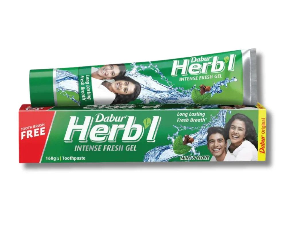 Dabur Herb'l Mint & Clove Toothpaste 160gm (Buy1 Get80gm Free)