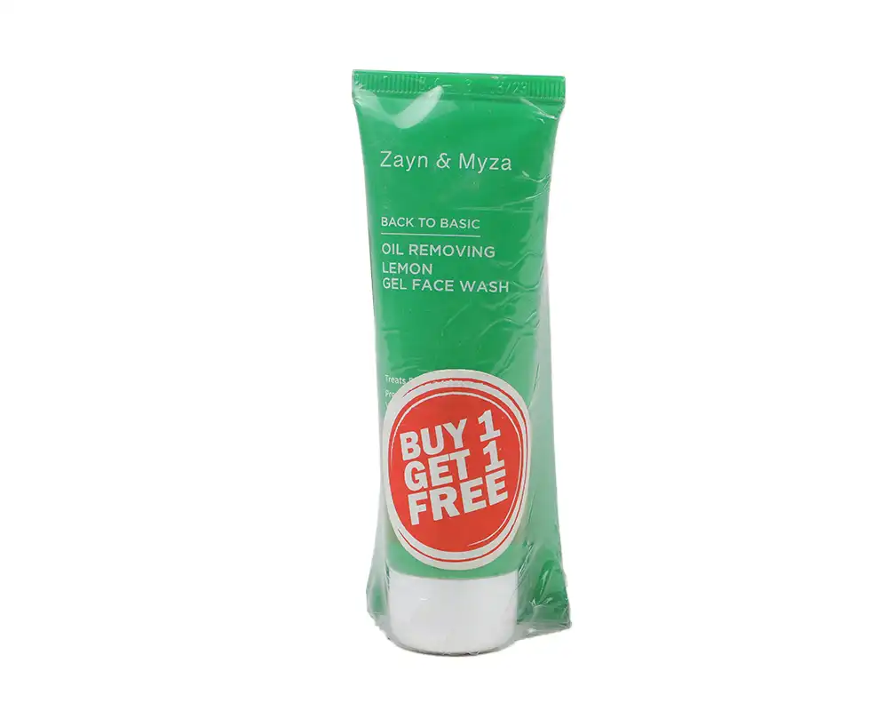 Zayn & Myza Oil Removing Lemon Gel Face Wash 75ml (Buy1 Get1 Free)