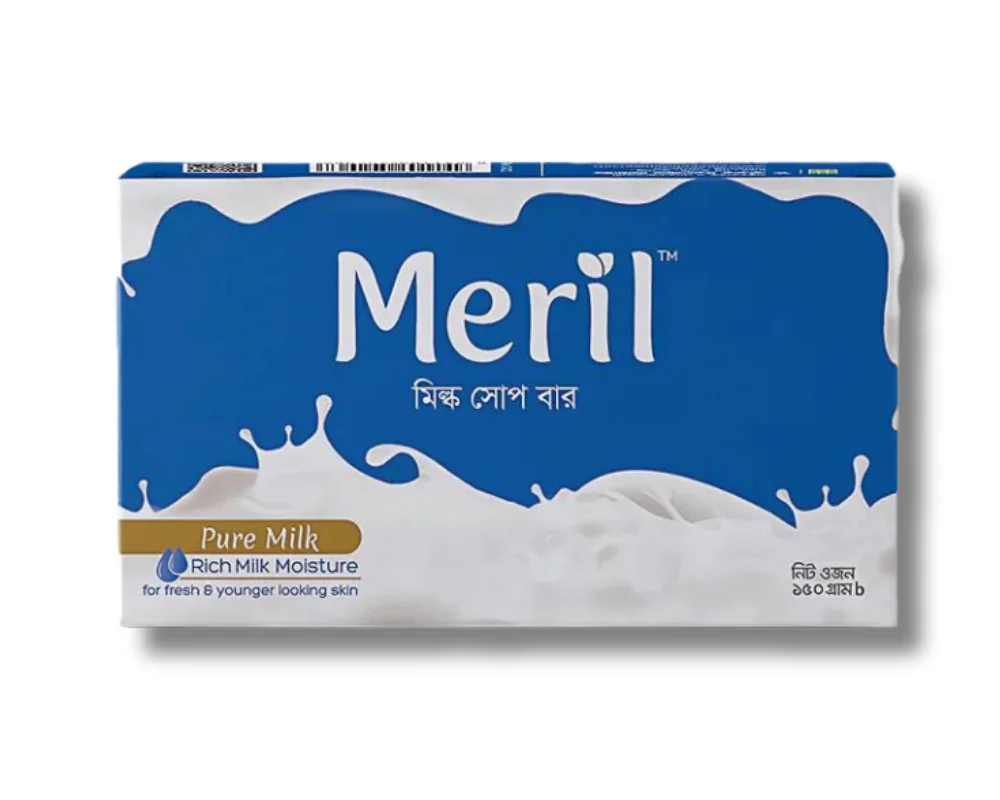 Meril Milk Soap 150gm (Buy2 Save 10 tk)