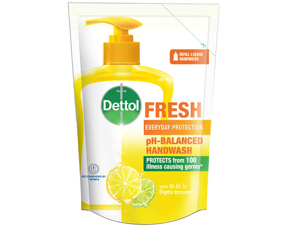 Dettol pH Balanced Hand Wash Fresh 170ml