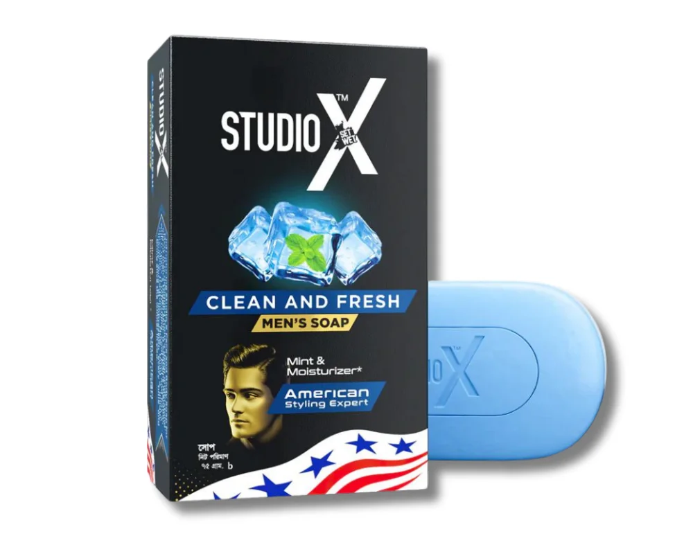 Studio X Clean & Fresh Soap 75gm (Save 15 tk)