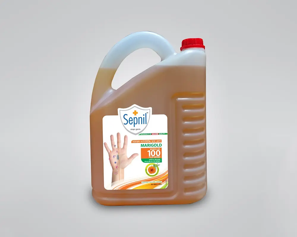 Sepnil Natural Sanitizing Hand Wash Marigold 5Ltr.