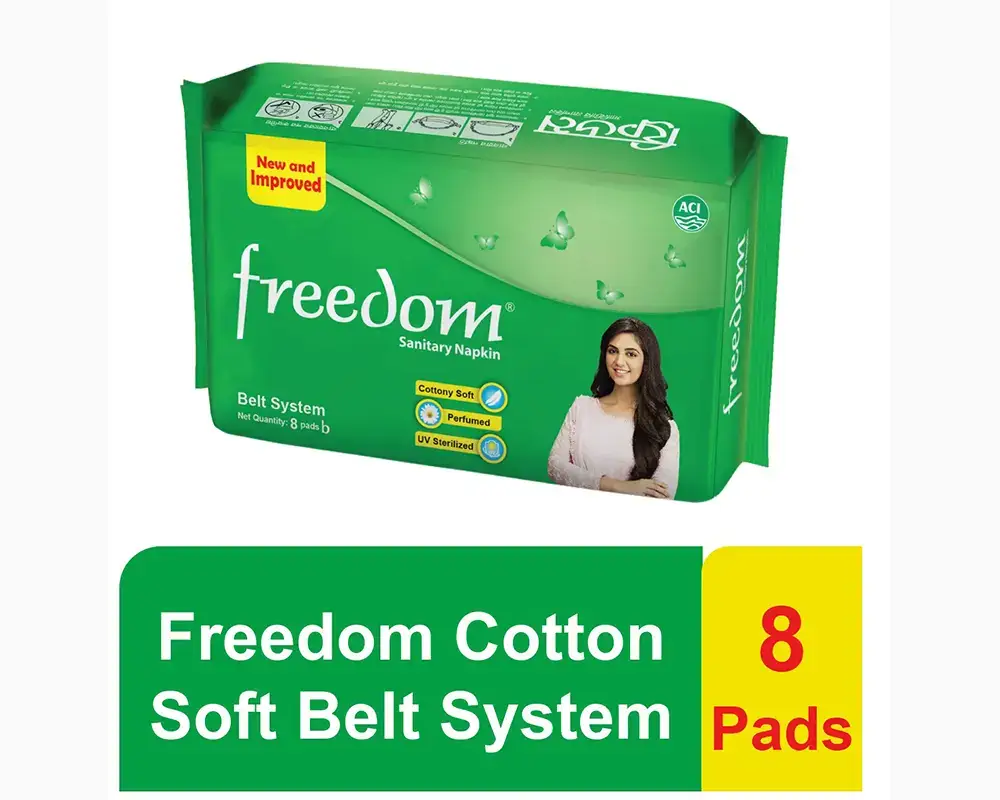 Freedom Sanitary Napkin Belt System 8Pads